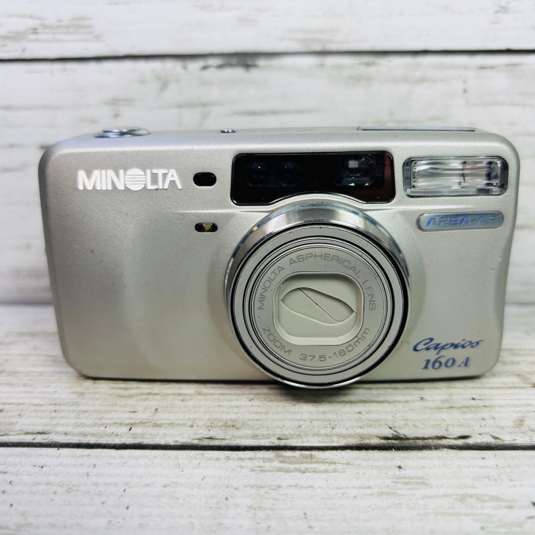 【動作良好】MINOLTA フィルムカメラ Capios 160A