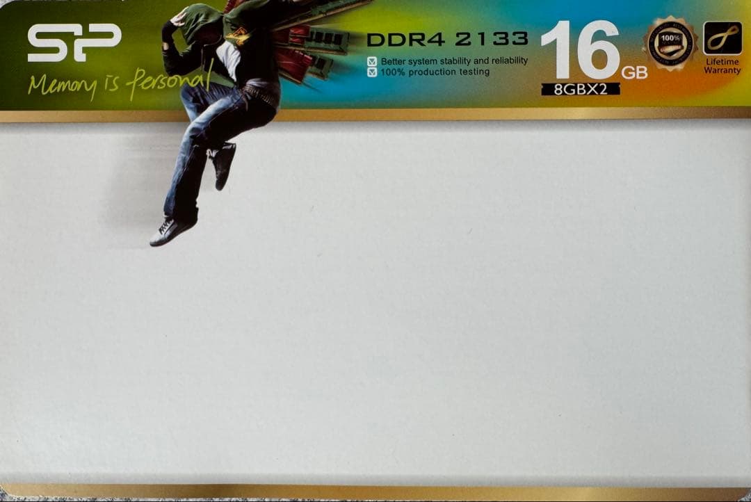 SILICON POWER DDR4 2133 16GB (8GBx2) メモリ