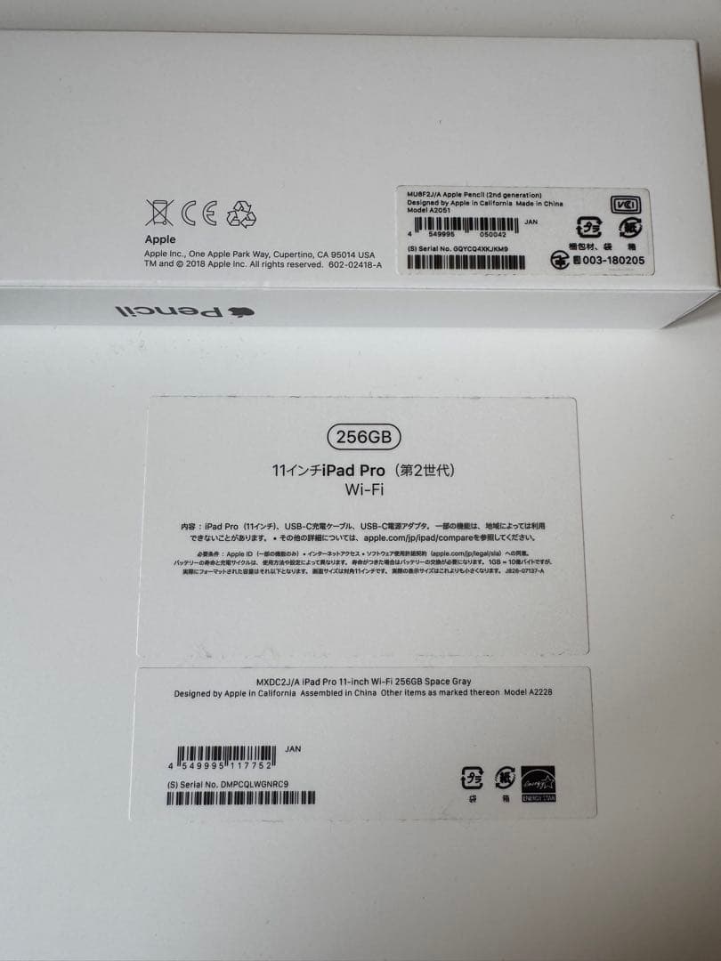 iPad Pro 11インチ 第2世代とApple Pencil セット販売