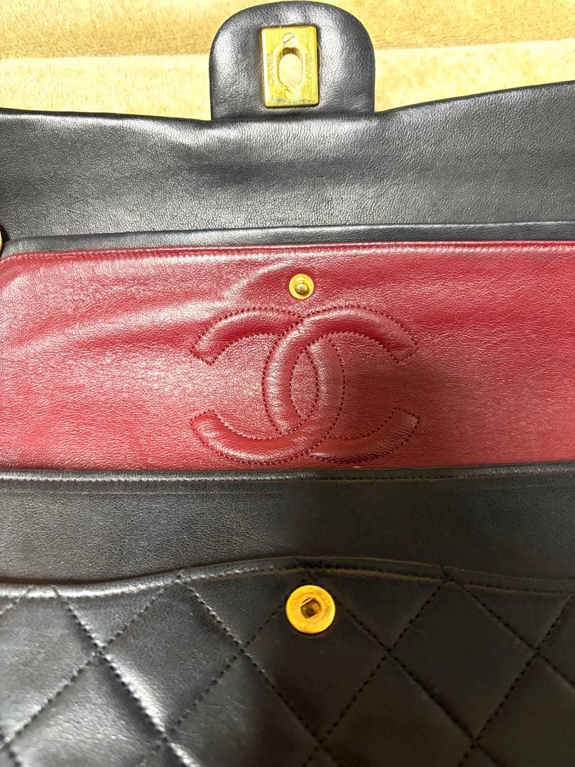 CHANEL シャネル マトラッセ 25 Wフラップ ショルダー