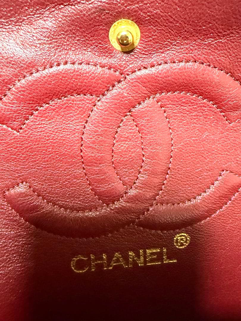 CHANEL シャネル マトラッセ 25 Wフラップ ショルダー