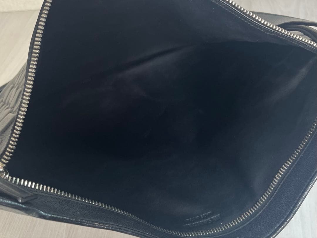 【希少】JIL SANDER　ショルダー バッグ　ラフ シモンズ期　立体エンボス