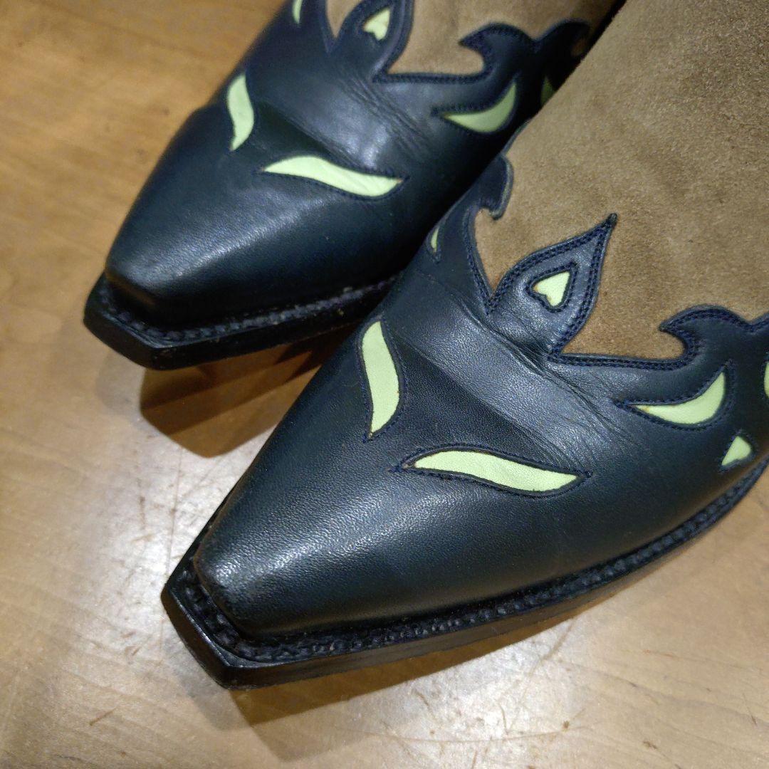 カウボーイスタイル ロングブーツ　MADE IN MEXICO