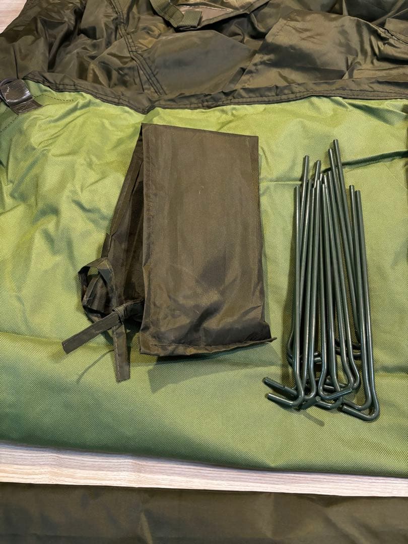 フランス軍 F1 テント ナイロン製　軍幕　キャンプ