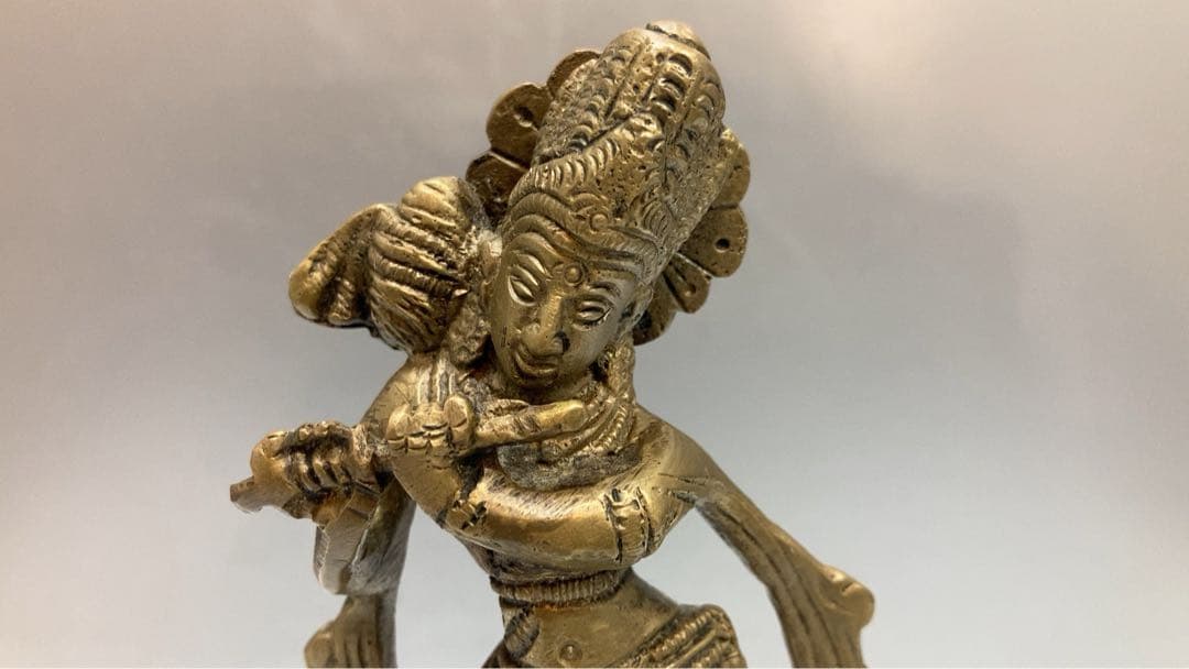 ロードクリシュナ　クリシュナ像　インド置物