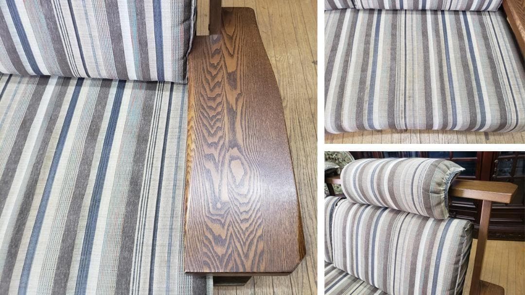 マレー　葉山家具　極　WAZA　2.5人掛け　ファブリックソファ