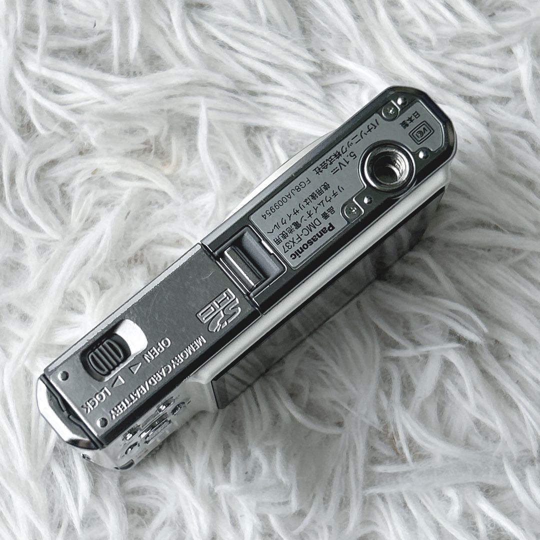 【美品】Panasonic LUMIX DMC-FX37 液晶キズなし ホワイト