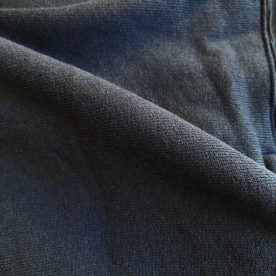 Champion×BEAMS 別注 ハーフジップ スウェット 裏起毛 青タグ