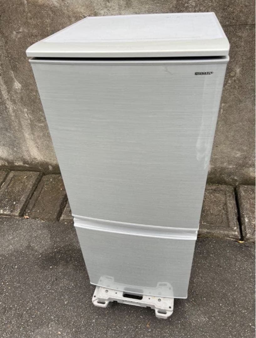 2018年式 137L 2ドア冷蔵庫 シャープ SJ-D14D-S