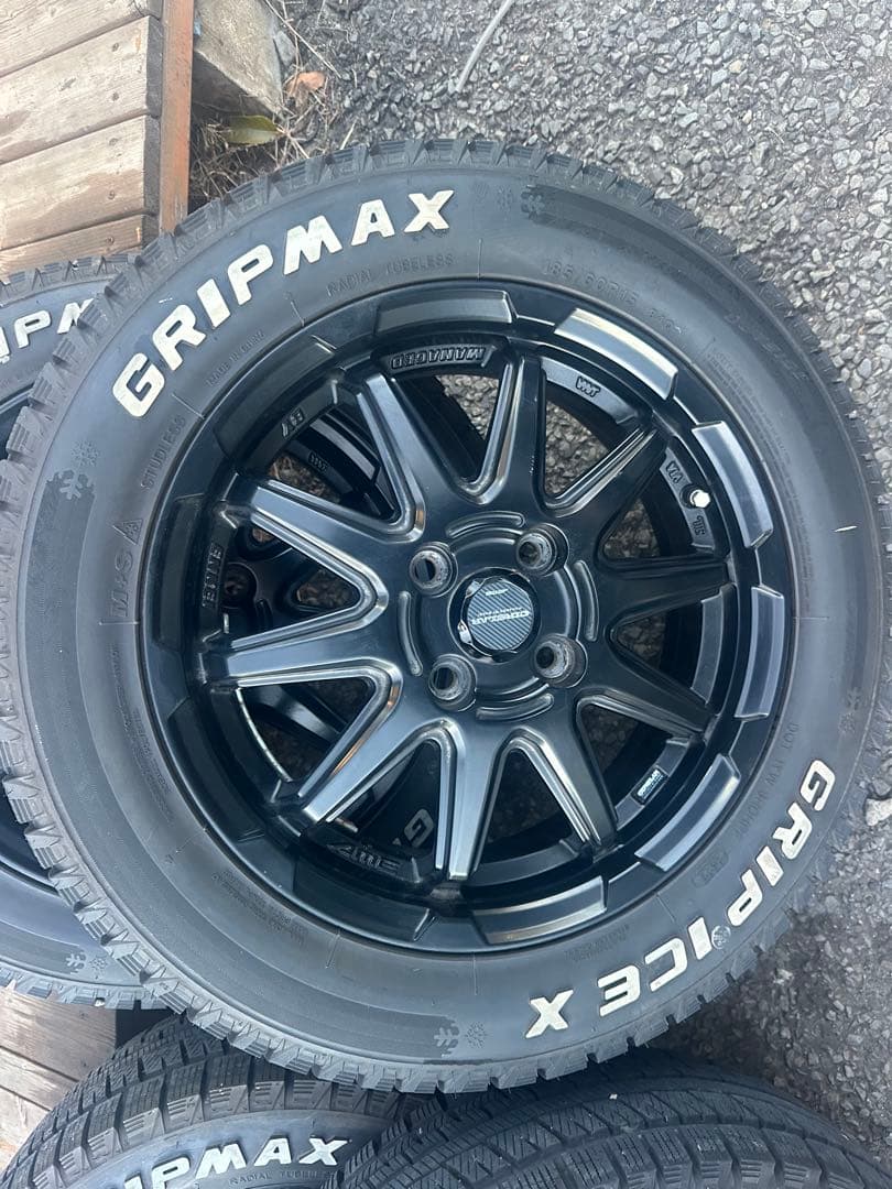 スマートフォーフォー　スタッドレス4本　15インチタイヤ・ホイールセット