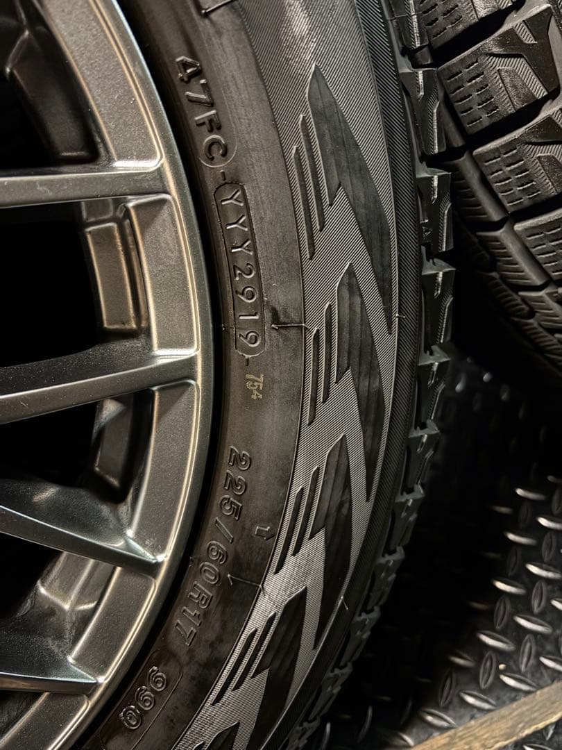 ◆送料込み◆ 225/60R17 中古スタッドスホイール4本 XV フォレスター