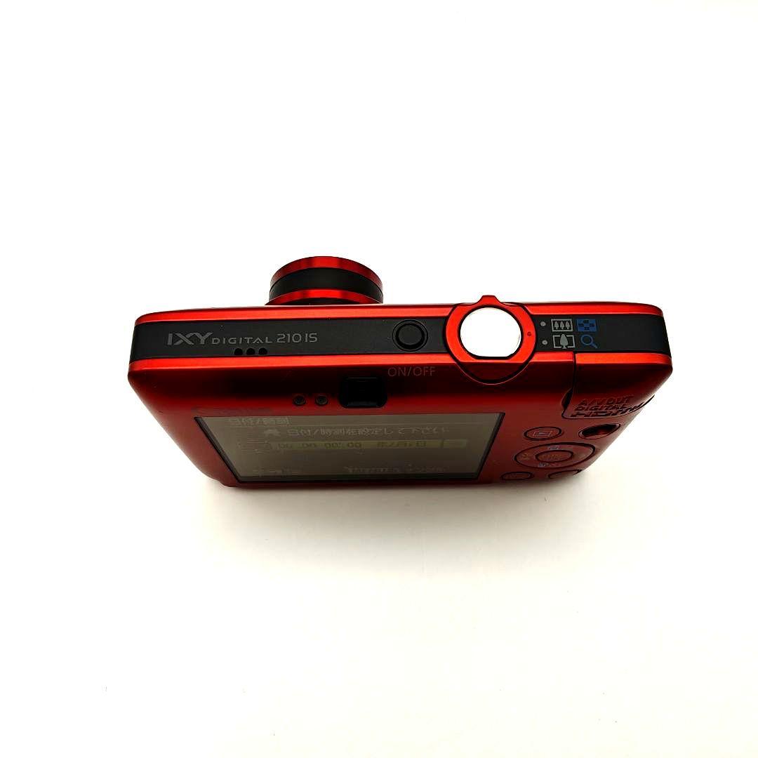 極美品 IXY DIGITAL 210 IS レッド オールドコンデジ