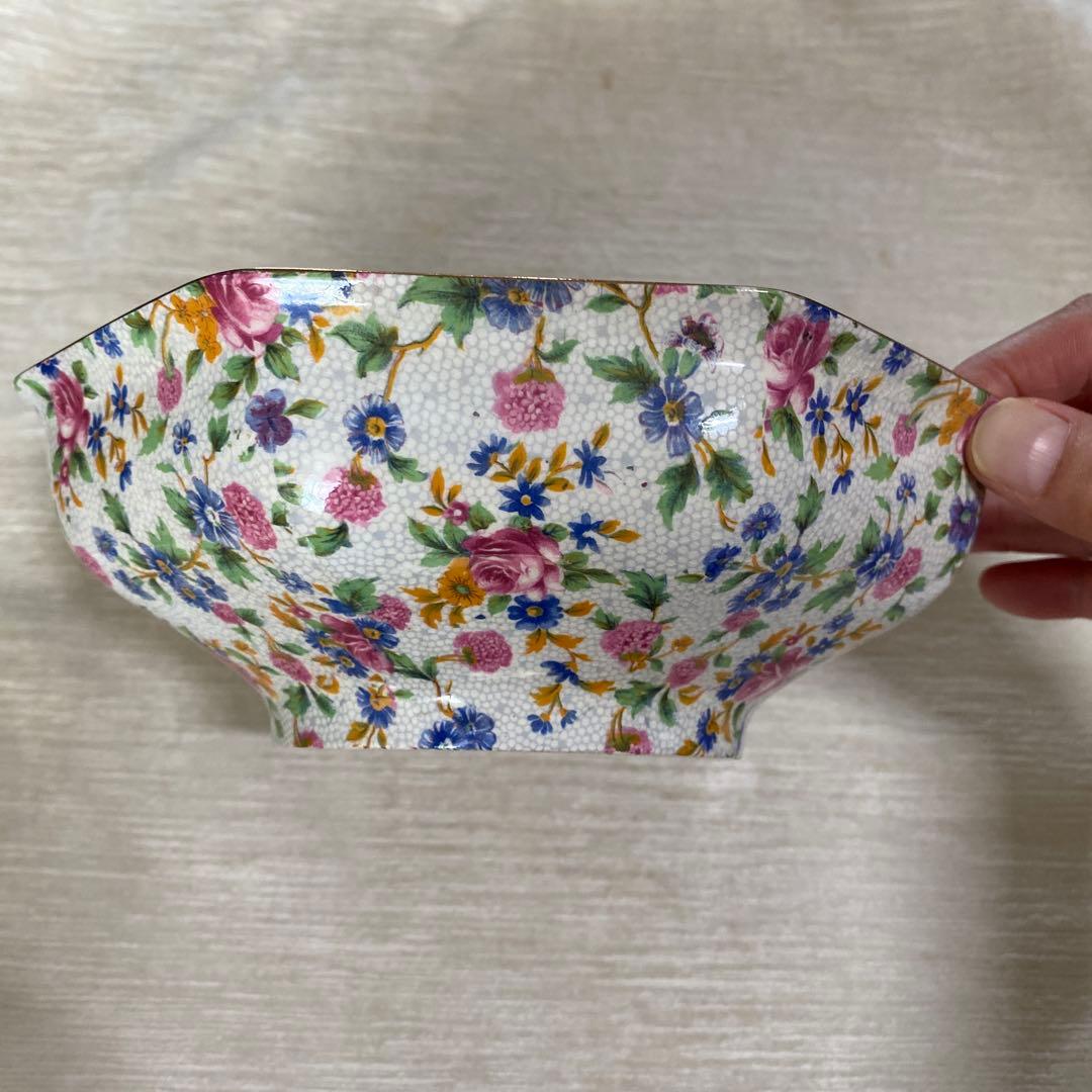  Winton オールドコテージチンツ　八角形ボウル