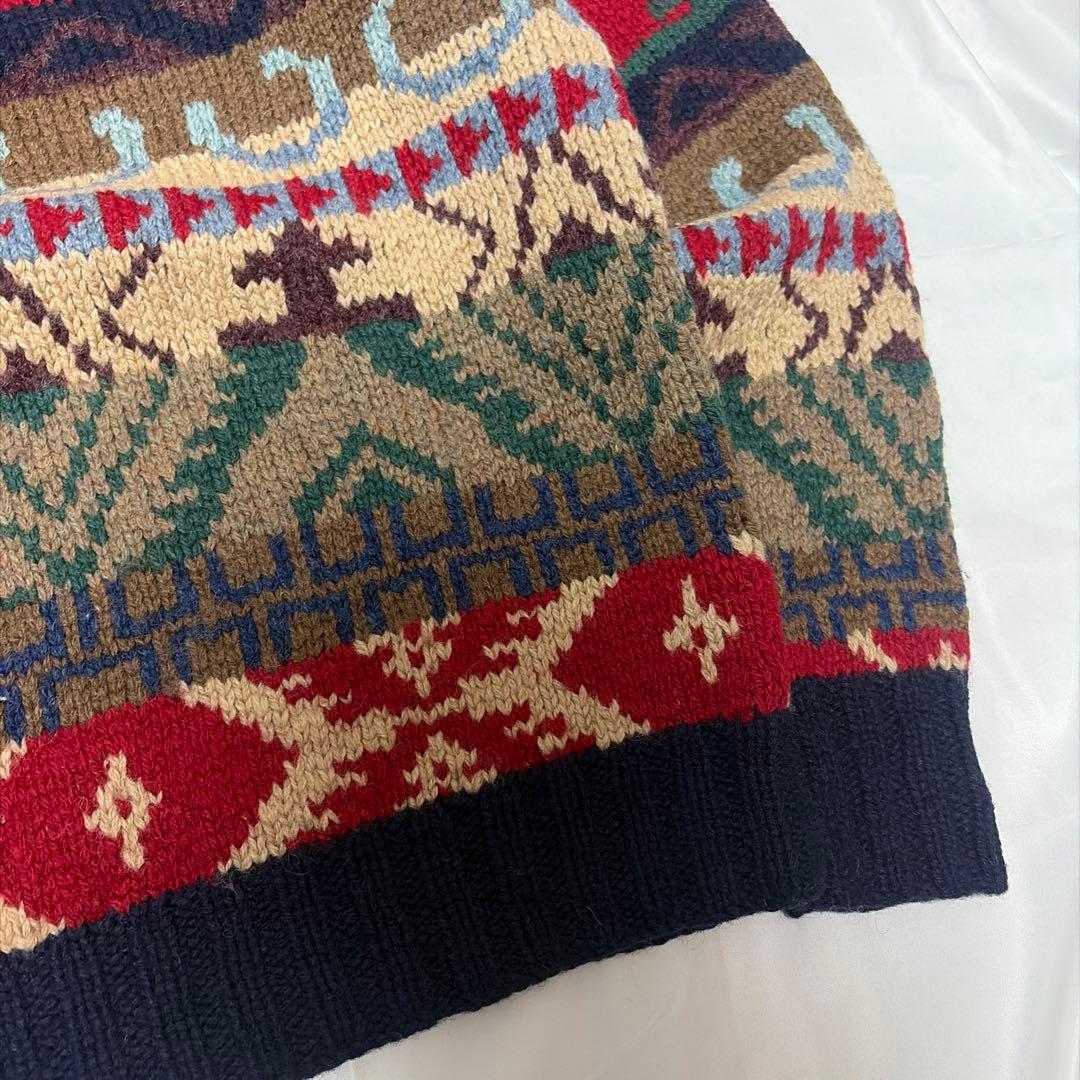 t*e様 Polo by Ralph Lauren Hand Knit