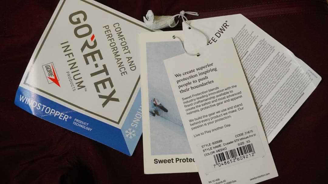 新品スウィートプロテクション　XS　スノーパンツ　 GTX Infinium