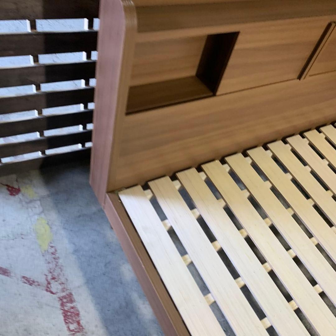 J389\" unico RUKEA ダブルサイズ ベッド フレーム