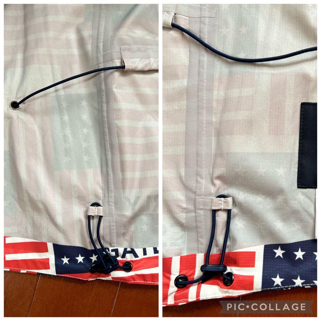 PEARLY GATES/パーリーゲイツ×komatsu撥水パーカ5(星条旗柄)