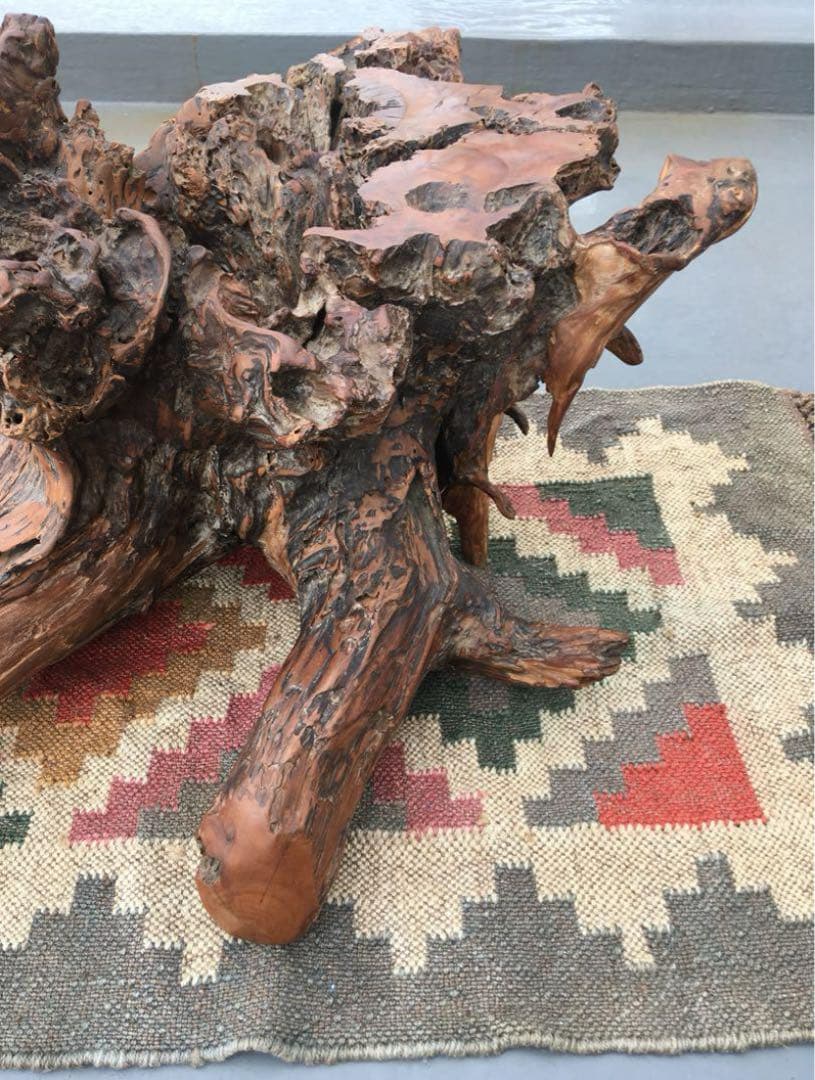 木 大型 花台 レトロ