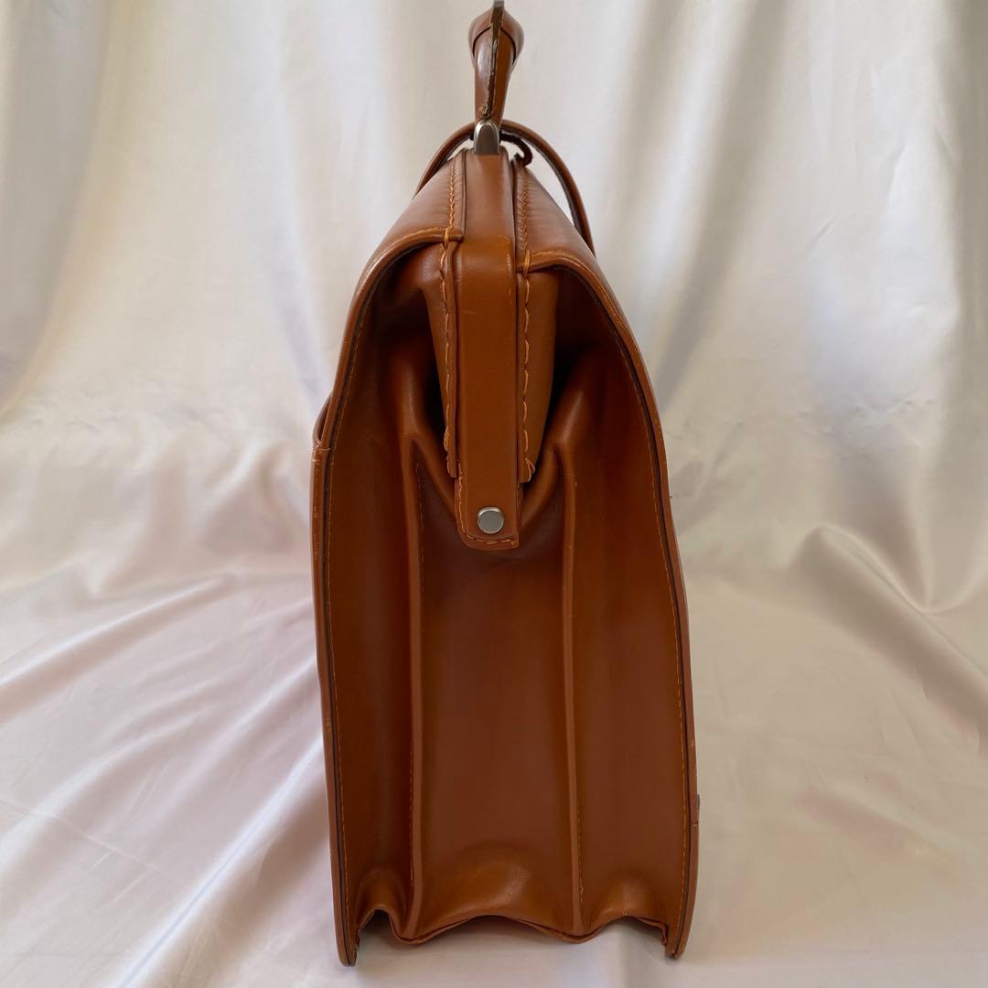 ダレスバッグ ダイヤルロック キャメル 日本製