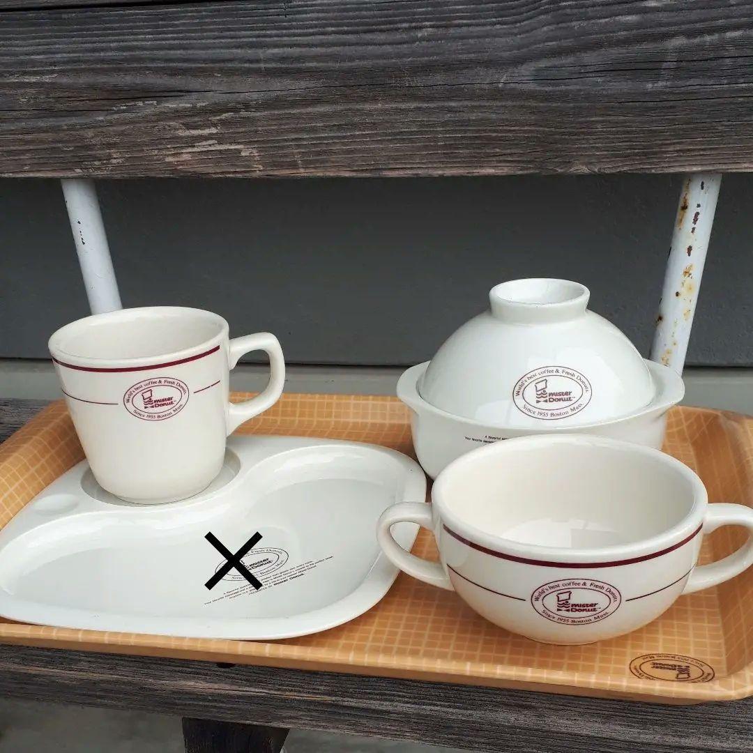 原田治 ミスド 昭和レトロ ミスタードーナツ 店内食器 什器