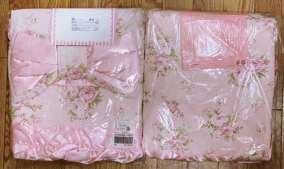 ✩新品 掛け布団カバーダブル&敷布団カバーダブル・セミダブル&枕カバー4点セット