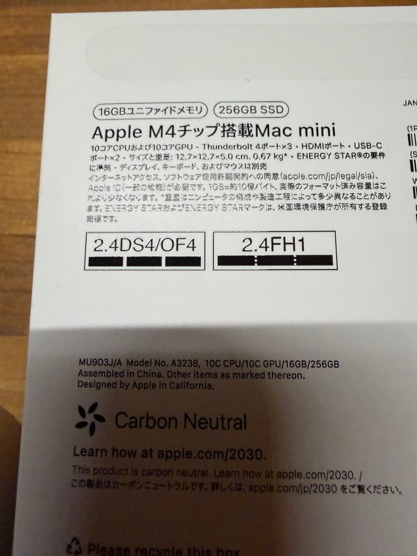 【保証あり】Apple Mac mini M4 2025年2月購入　おまけ付き