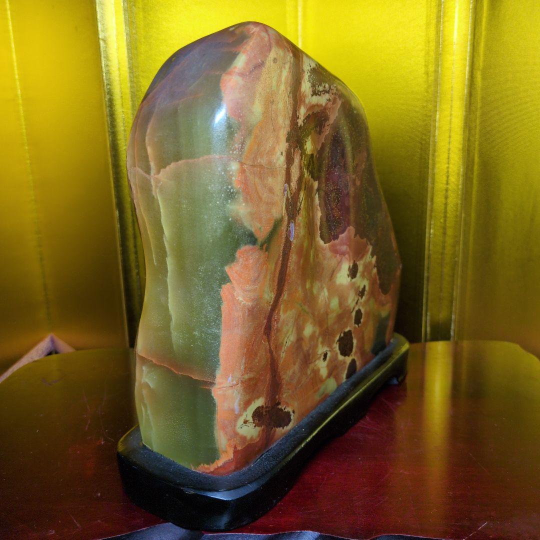 メノウ？オニキス？ 約3.6kg 専用台座付 天然石 自然石 パワーストーン