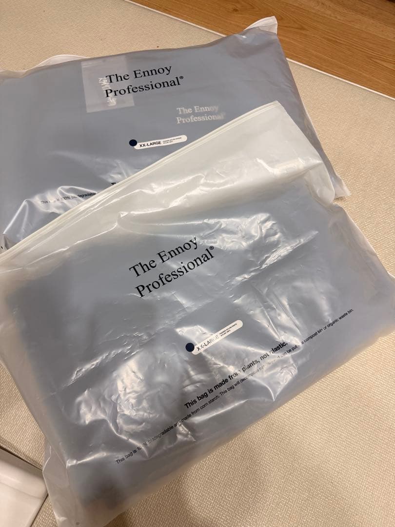 ENNOY Padded Nylon Set Up (ネイビー) XXL