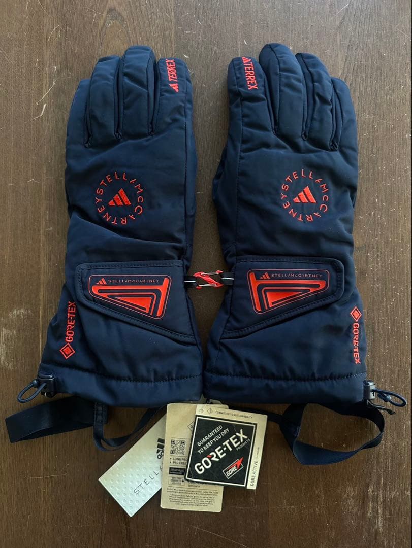 新品 アディダス バイ ステラマッカートニー ゴアテックス テレックス グローブ