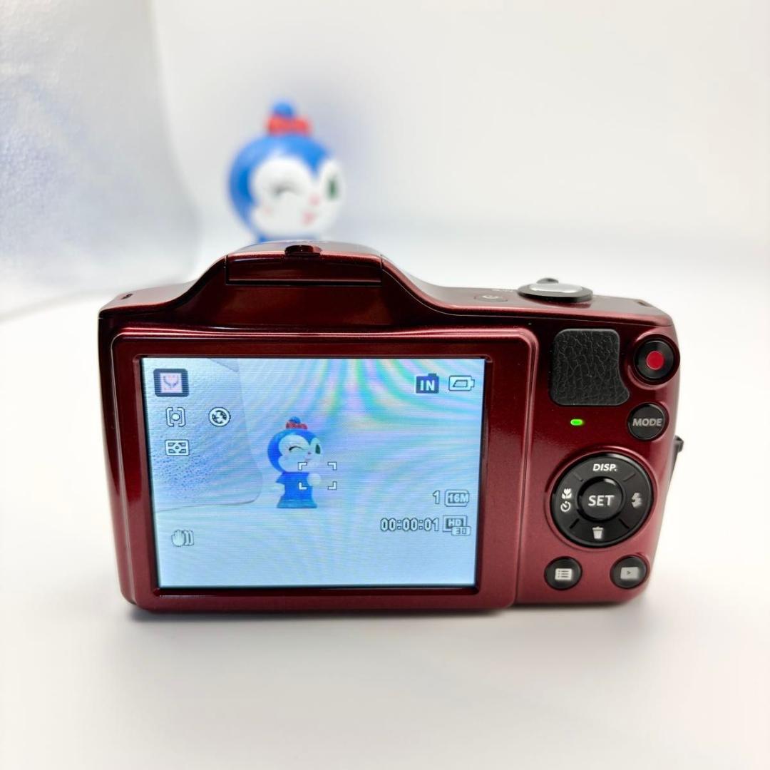美品　Kodak コダック　PIXPRO fz152 レッド デジタルカメラ