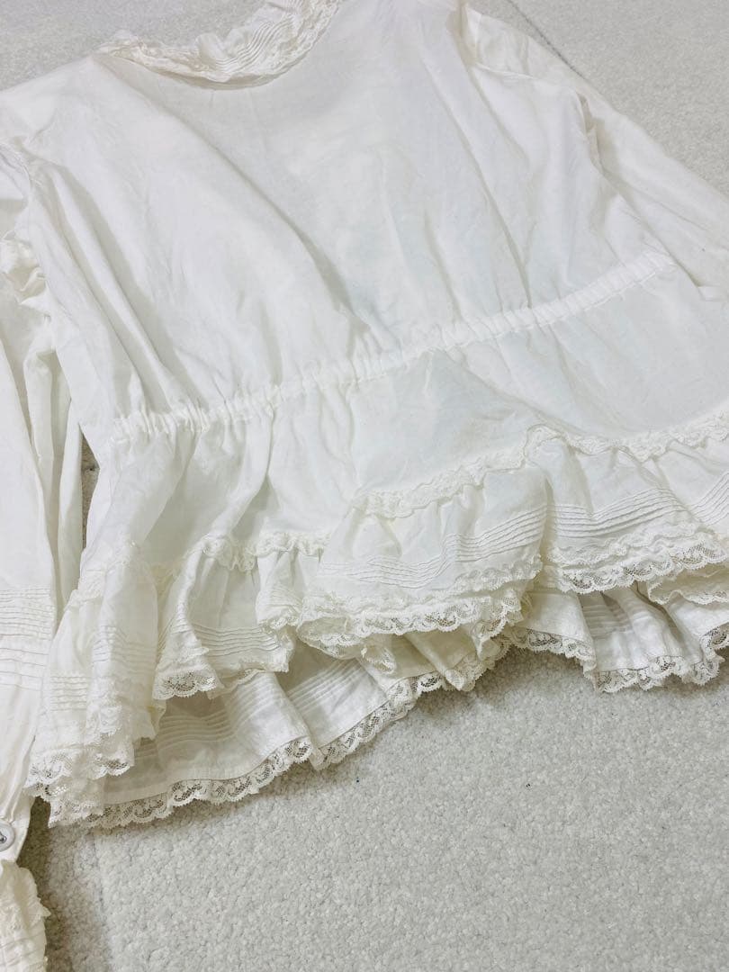 B-1. PINK HOUSE ブラウスカーディガン フリル