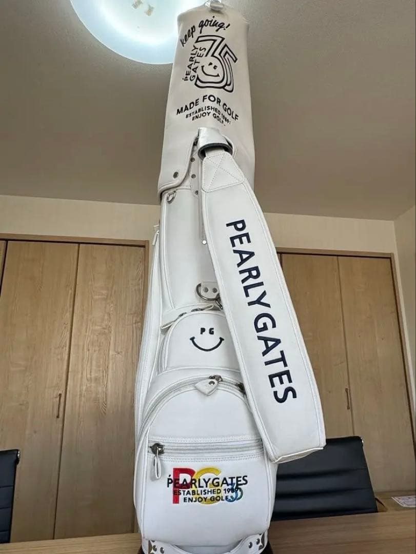 【限定・美品】PEARLY GATES35周年キャディバッグ