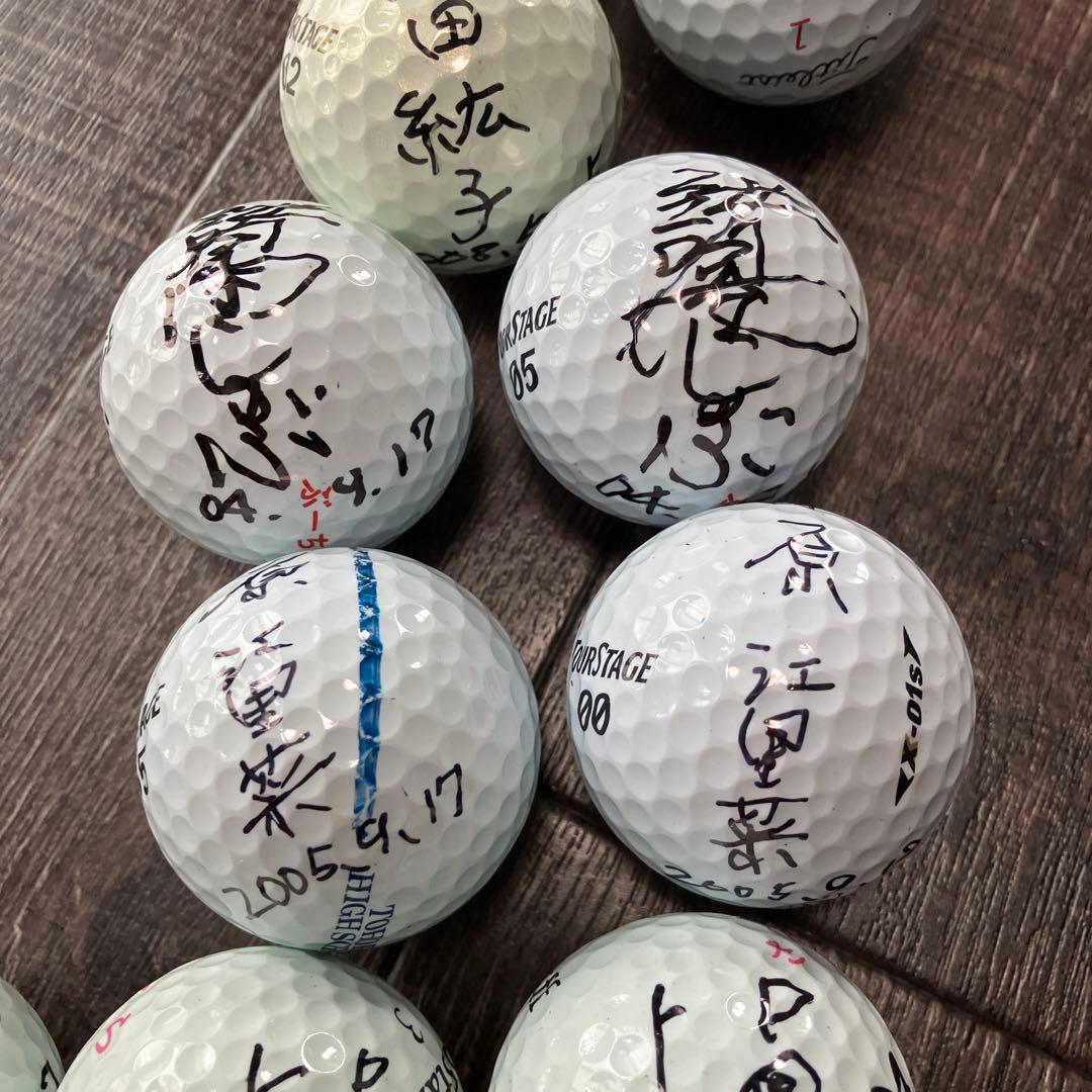 女子ゴルフ　サインボール
