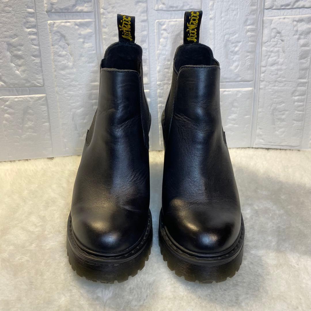 【美品】Dr.Martens HURSTON 厚底 サイドゴアブーツ 22cm