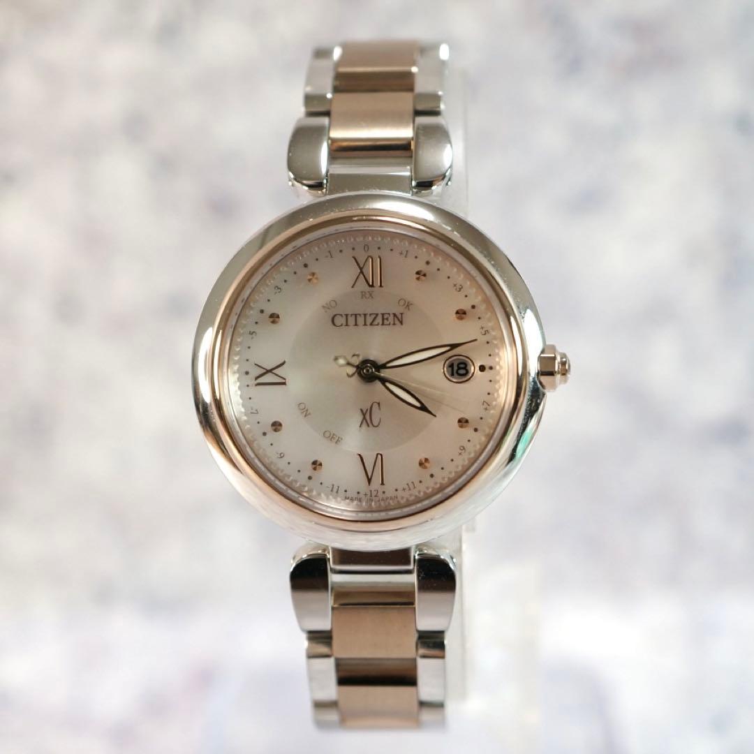 美品✨ シチズン クロスシー XC CITIZEN レディース ソーラー ピンク