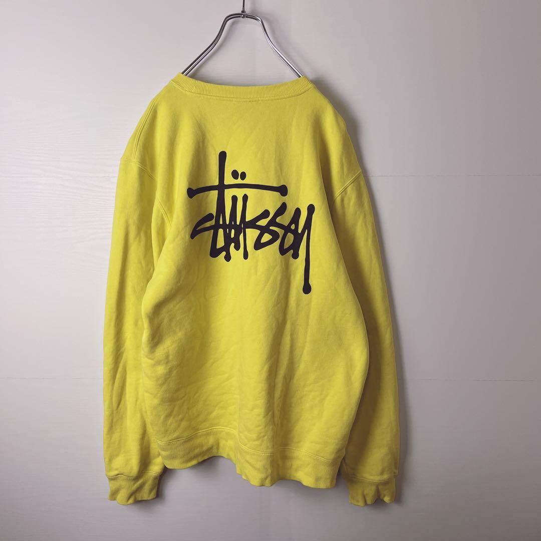 8*9様 stussy 裏起毛　バックプリント　スウェット　トレーナー　メンズ
