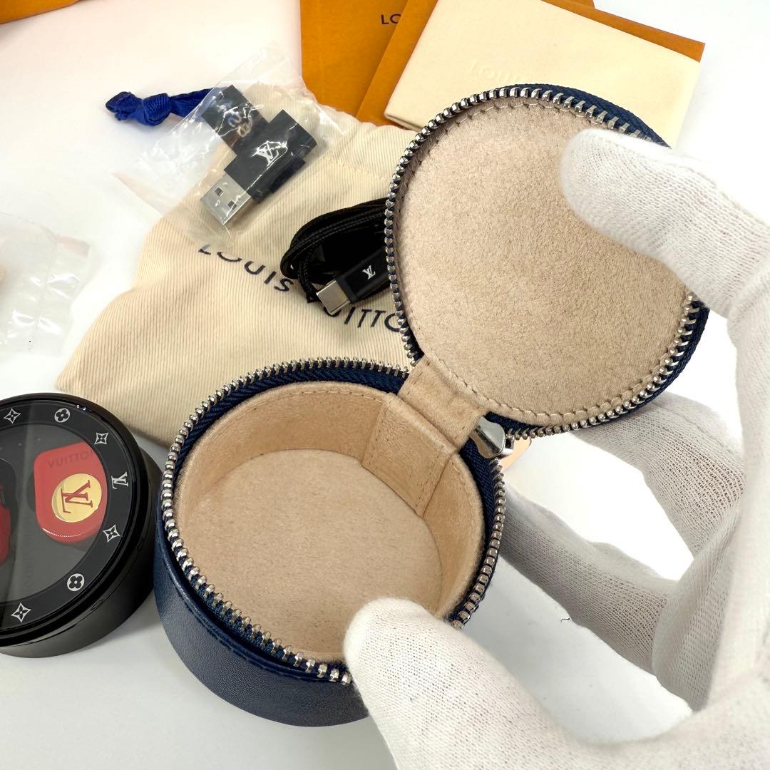 美品 ルイヴィトン ホライゾン ワイヤレス イヤホン QAB130 レッド 赤