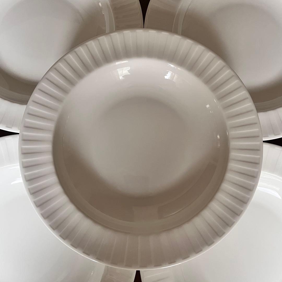 【レア美品】英国製　ウェッジウッド★ナイト＆デイ★大きな深皿　5枚