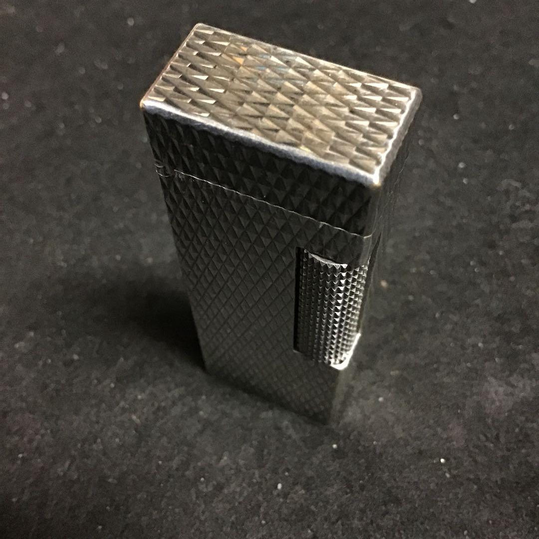 dunhill ダンヒル ローラ ライターシルバー色クロスカットオーバーホール済