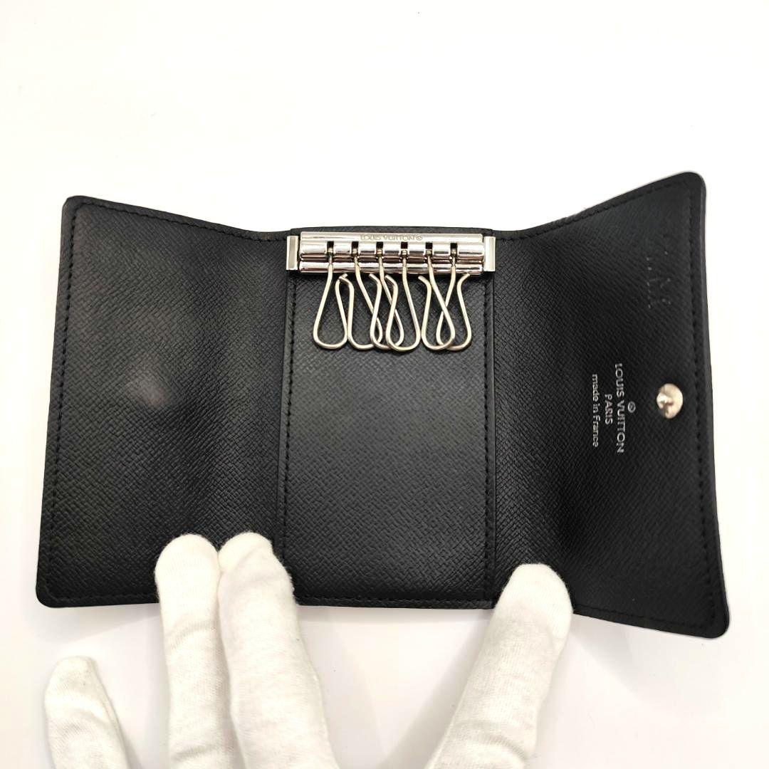 鑑定極美品 ルイヴィトン ダミエ・グラフィット ミュルティクレ6 6連キーケース