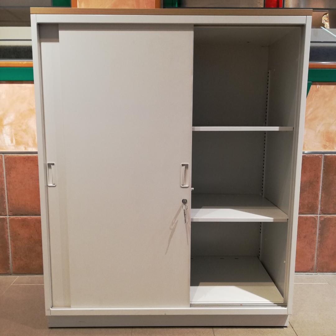 美品♠シンラインキャビネット HTM-109GSN-W9　上板付き　B