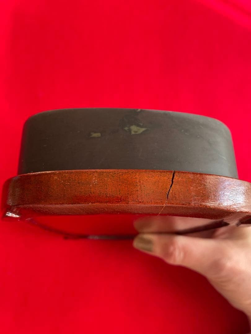 書道 端渓硯 硯 中国 書道用具 唐硯 1980年代 未使用品