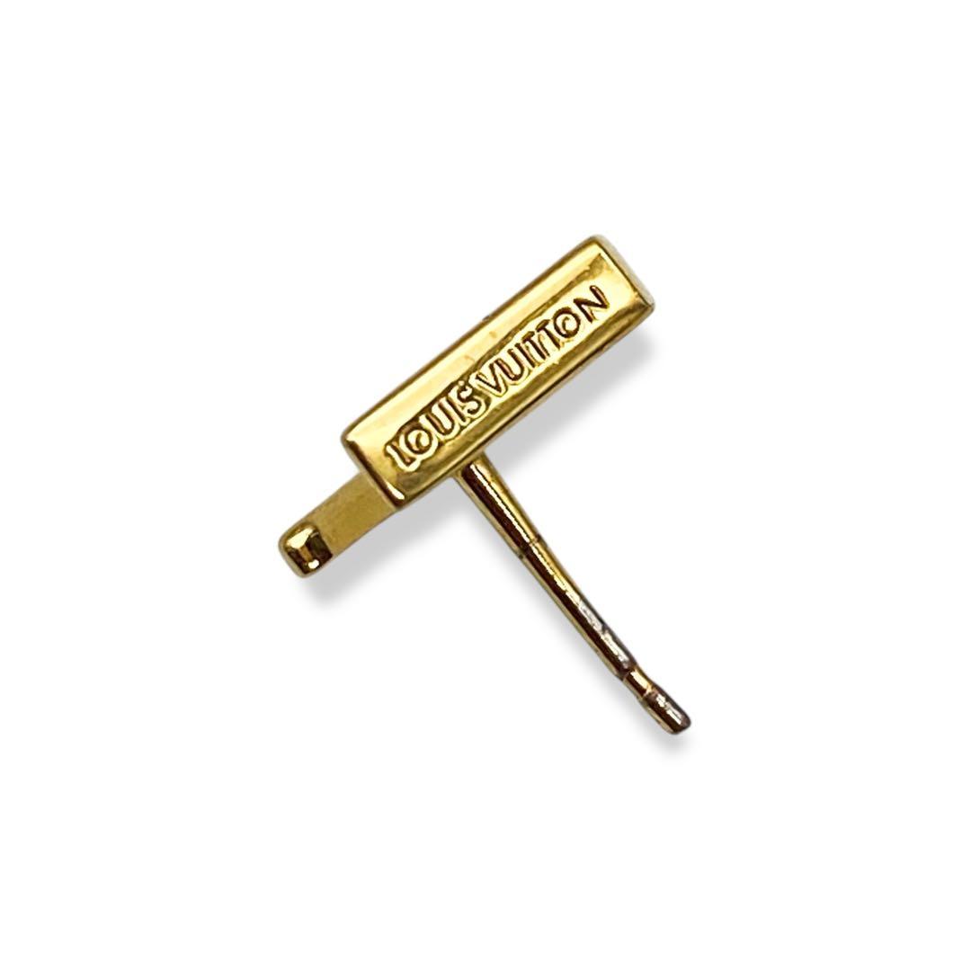 【美品】ルイヴィトン　LV モノグラム　アイコニック　ピアス　ゴールド　795