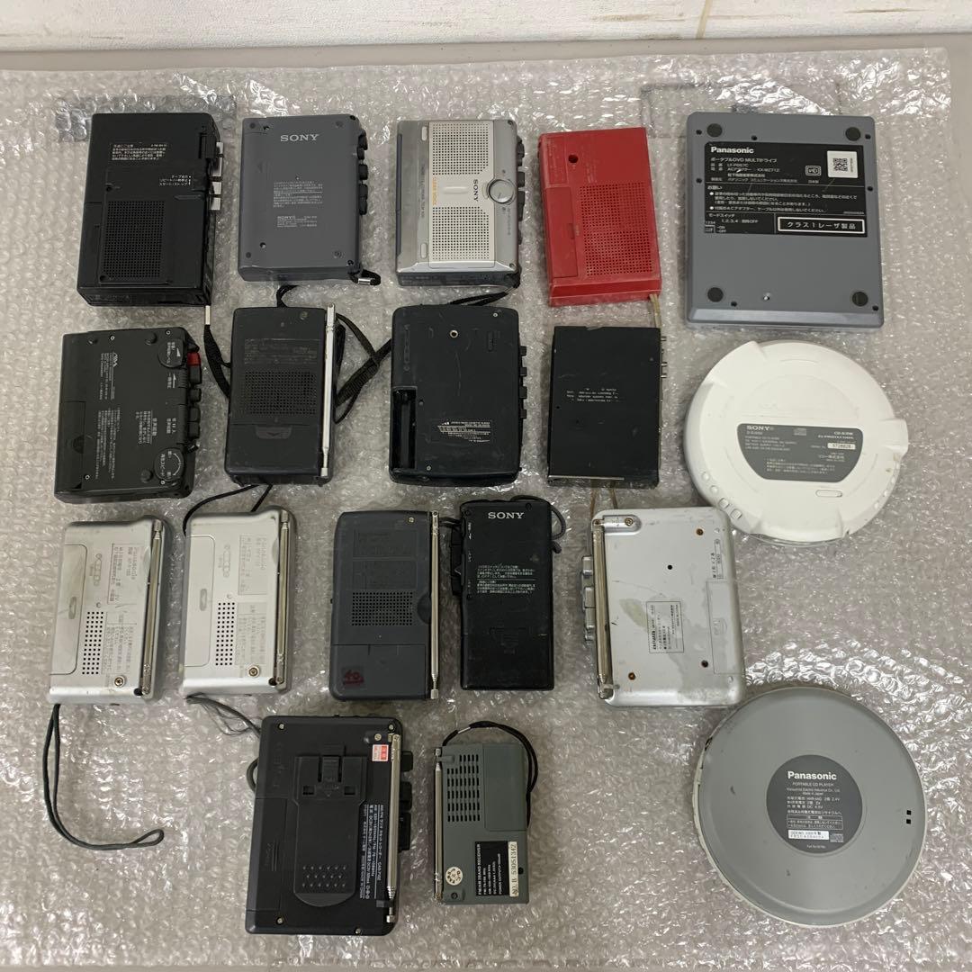 ポータブルCDプレーヤー.カセットプレーヤー.ラジオ.まとめ売り