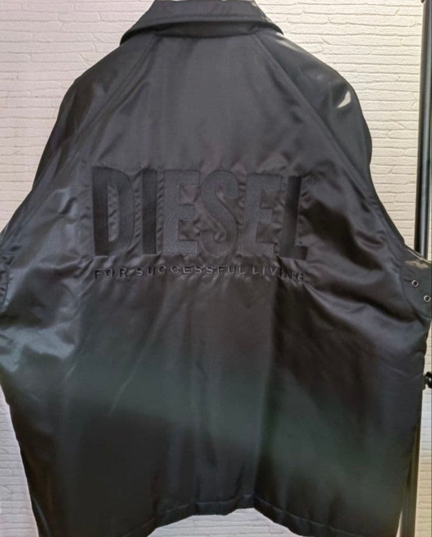 DIESEL ブラック ナイロンジャケット　XXL