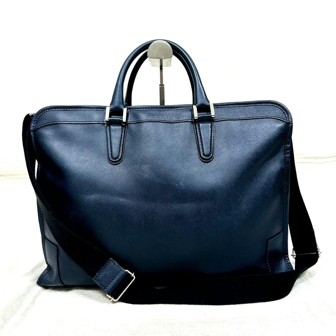 廃盤品 2way サムソナイトブラックレーベルデュモンクス 2層 ビジネスバッグ