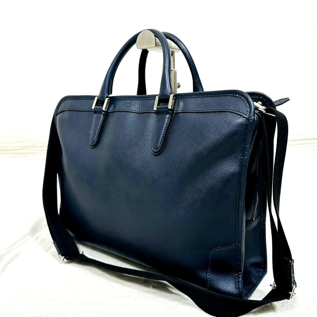 廃盤品 2way サムソナイトブラックレーベルデュモンクス 2層 ビジネスバッグ