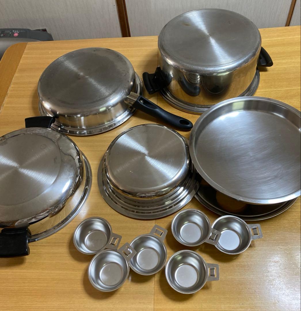 アムウェイ　鍋・大フライパンセット　クッキングノート付き