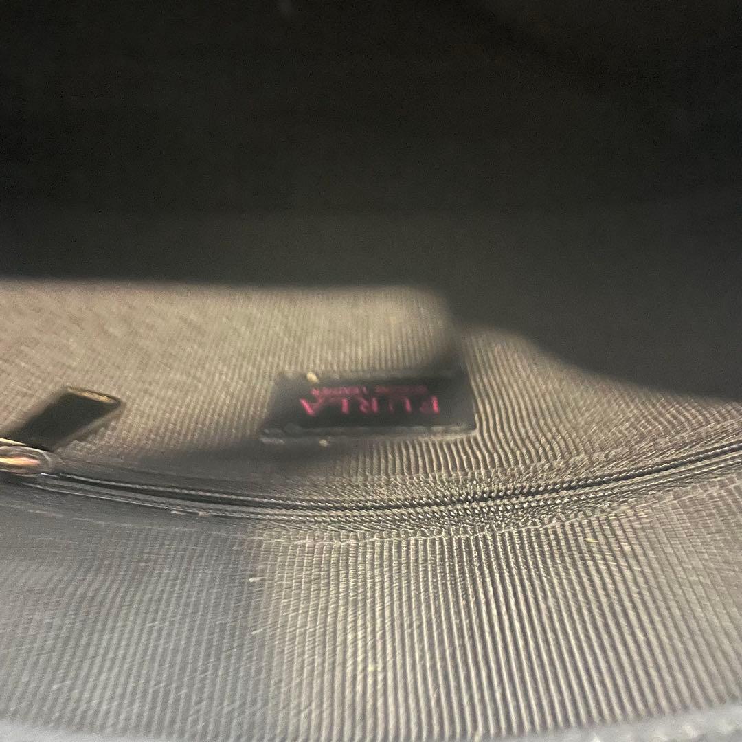 【美品】フルラ レディ M トートバッグ A4 レザー ブラック 2way