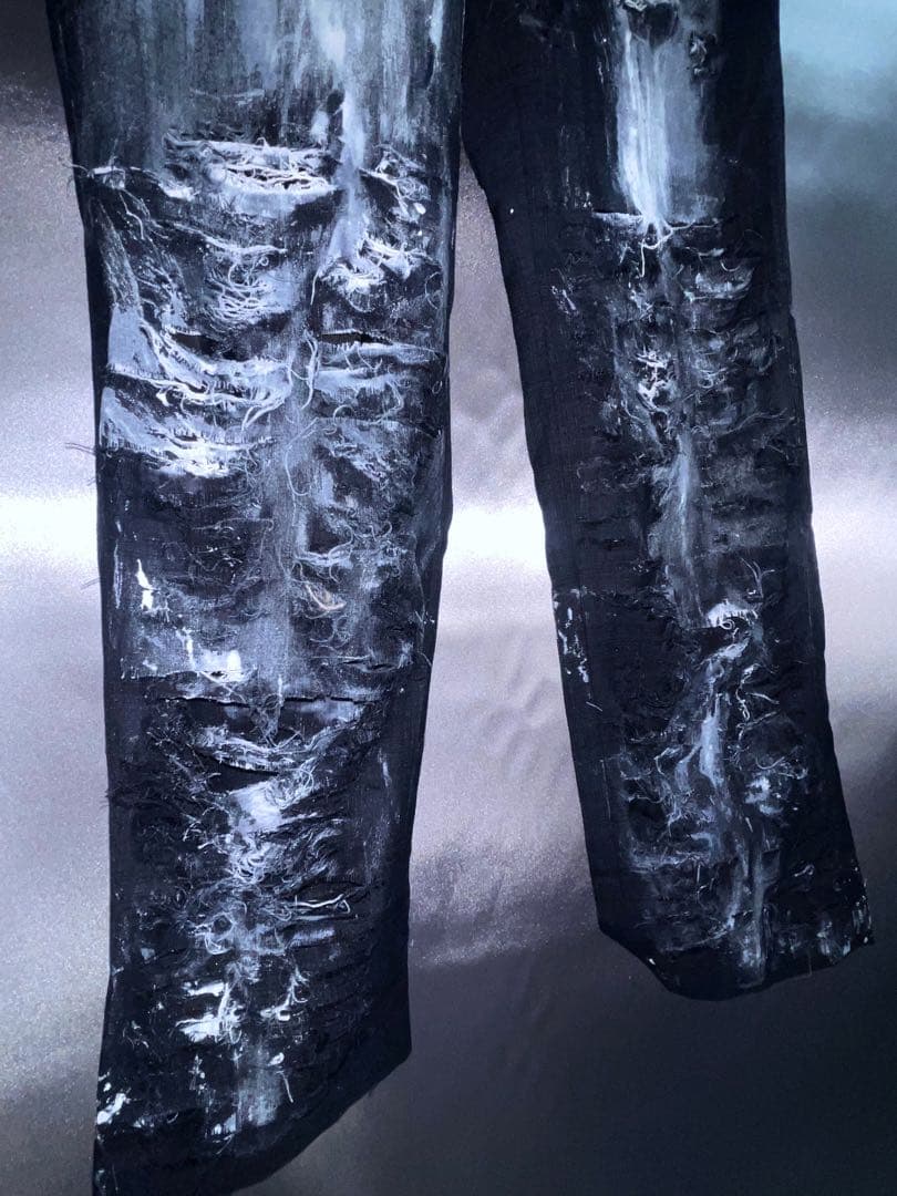 【専用】再構築　テーラード　セットアップ　ダメージ　ペイント加工